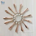 Round Airless Bottle Rose Gold UV Plastic Cosmetic Spatula Makeup Tools Factory